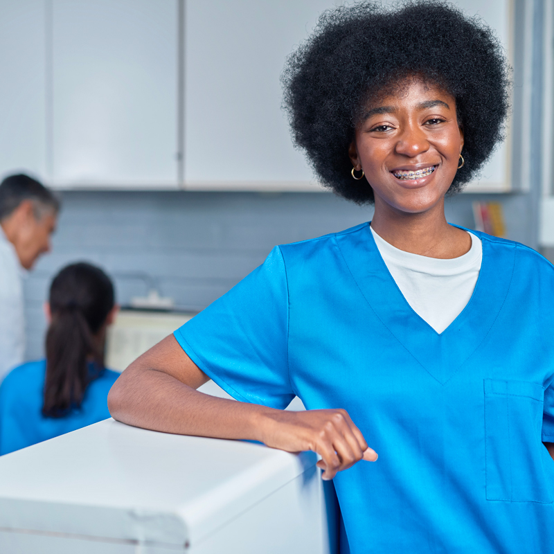 dental student smiling